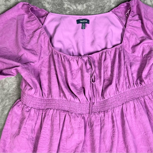 Modcloth Dress Womens 4x Pressed For Flowers Babydoll Smock Prairie Floral Mini - Picture 6 of 10